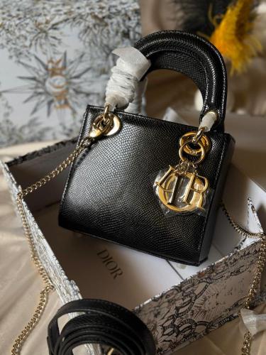 Lady Dior - Black Gold Hardware