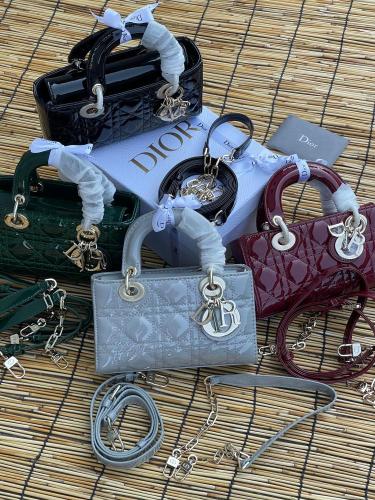 Lady Dior Patent Mini Bag