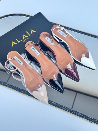 Alaïa Transparent Slingback Heels