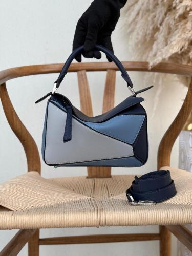 Loewe Puzzle Bag Blue Grey Navy