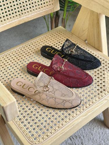 Gucci Horsebit Mesh Mules