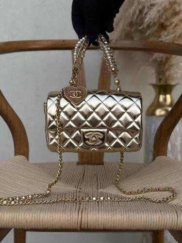 Chanel Heart Handle Flap Bag