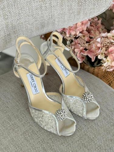 Jimmy Choo Crystal Silver
