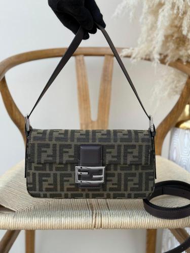 Fendi Baguette Canvas Bag
