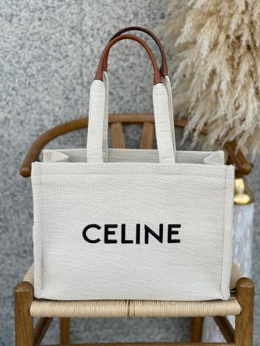 Celine Large Cabas Thais in Textile