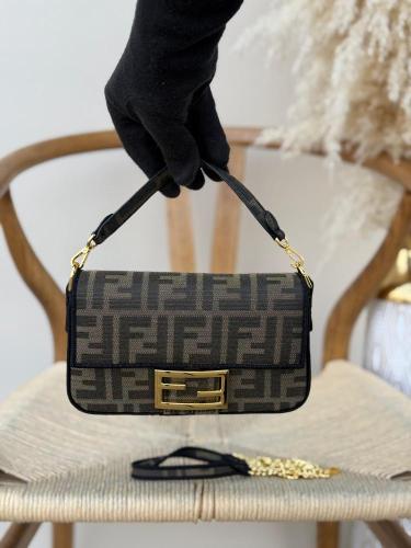 Fendi Baguette Canvas Bag