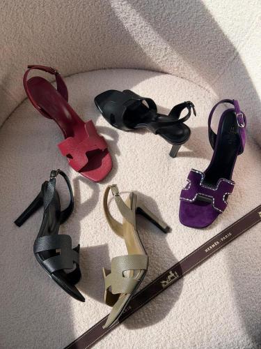 Hermes H Heel Sandals