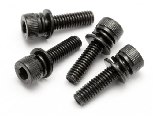 #15479 - CAP HEAD SCREW M4x15mm with WASHER (4pcs)