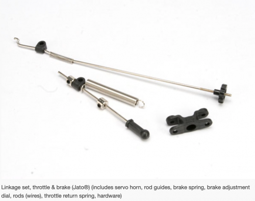 5568 Linkage set, throttle & brake (Jato®) (includ...