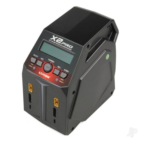 X2 Pro Charger 2x100W AC/DC 12A Intelligent Charge...