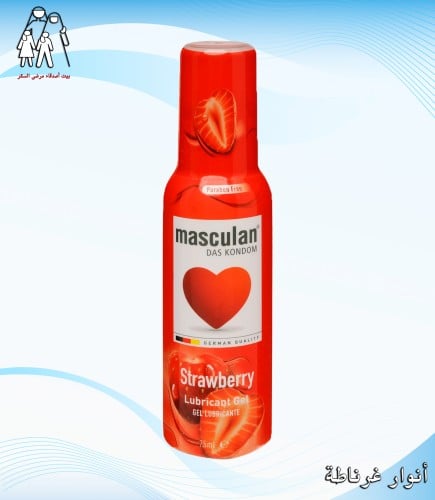 جل طبي مزلق بالفراولة MASCULAN