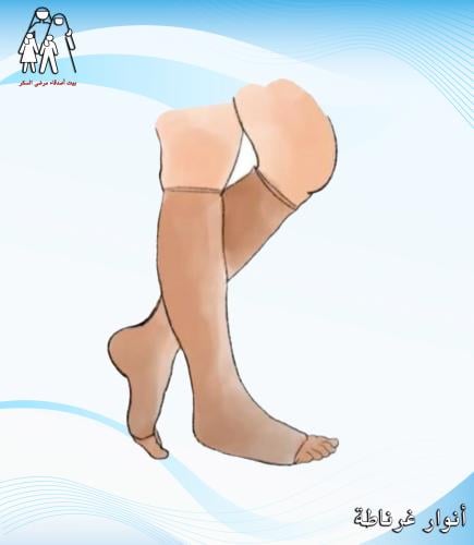 جوارب دوالي تحت الركبة DOCTUS