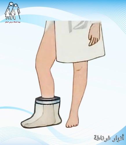 حامي الجبيرة عازل للماء للقدمMN9310