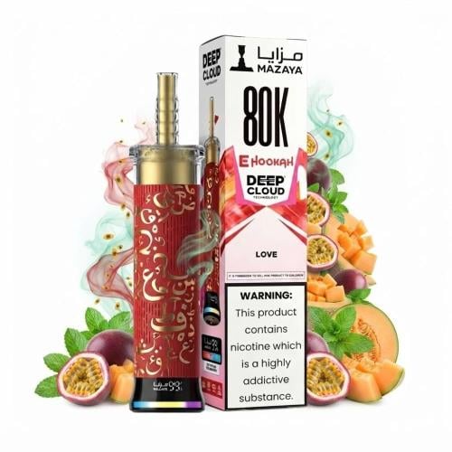 شيشة فيب مزايا ديب كلاود 80000 سحبة لوف Mazaya Dee...