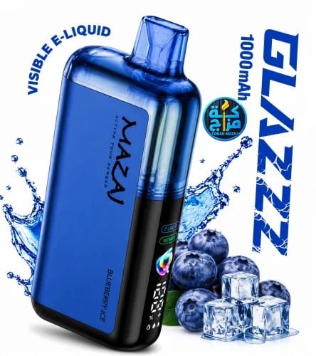 سحبة مزاج جلاز 30K بلوبيري آيس | MAZAJ GLAZZ 30K B...