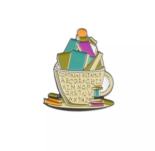 بروش الكتب مع الكوب