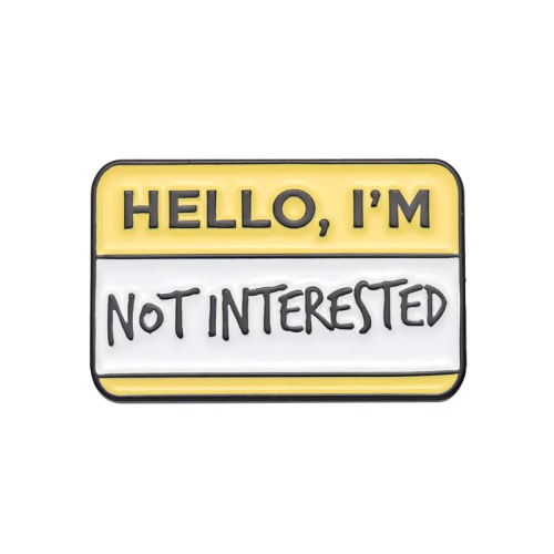 بروش اهلا ، انا غير مهتم