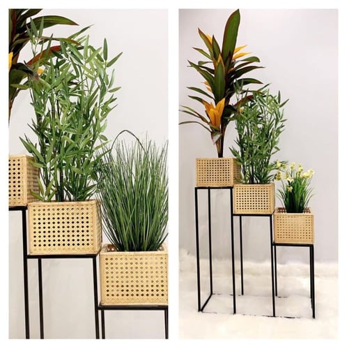 مركن معدني وبثلاث أحواض خشبية مع طرنبيل خصفي