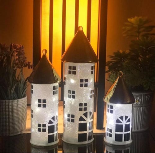 طقم من مآذن فوانيس رمضان ،،