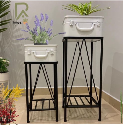 أستايل جديد من طقم المراكن المعدنية الأبيض والقاعد...