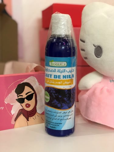 حليب النيلة لتبييض الجسم بالكامل