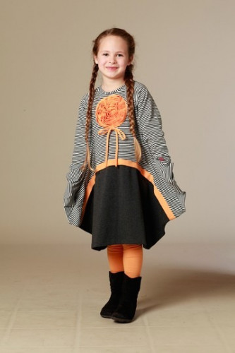 طقم فستان مع ليقينق (Camilla) اصفر