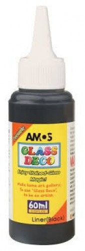 الوان زجاج 60مل اموس كوري اسود