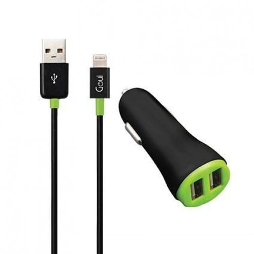 قوي شاحن سيارة اسود