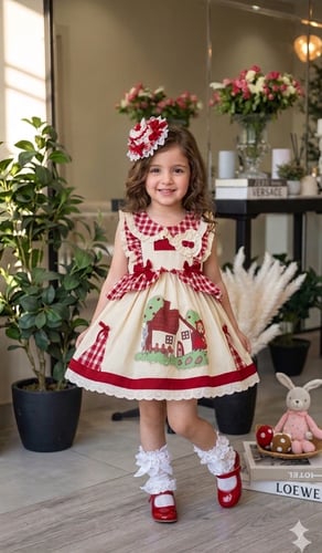 فستان الريفي ذات الطابع الكلاسيكي ♥️