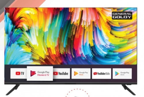 شاشه جنرال جولدي 75 بوصه سمارت K4 اندرويد 9 بدون ا...