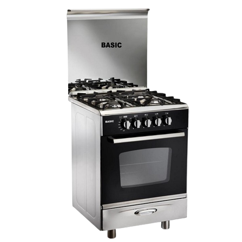 فرن بيسك استيل امان كامل 5شعلات (80*60) BO-U8060