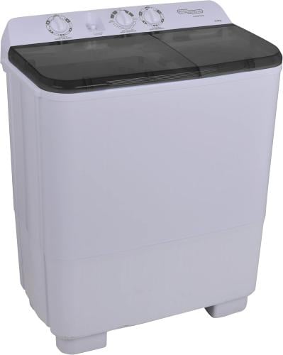 سوبر جنرال غسالة حوضين 9 كجم, ابيض - KSGW96N