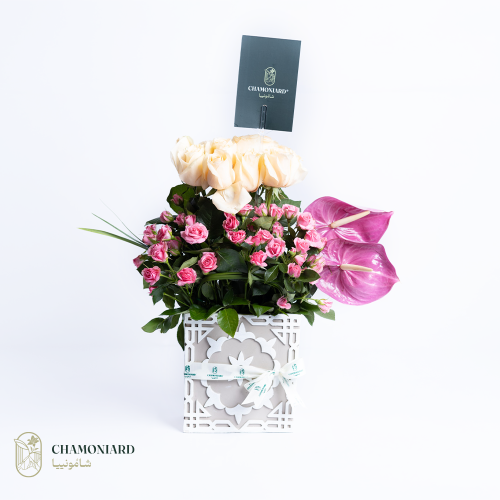 فازة الأندوريوم والجوري