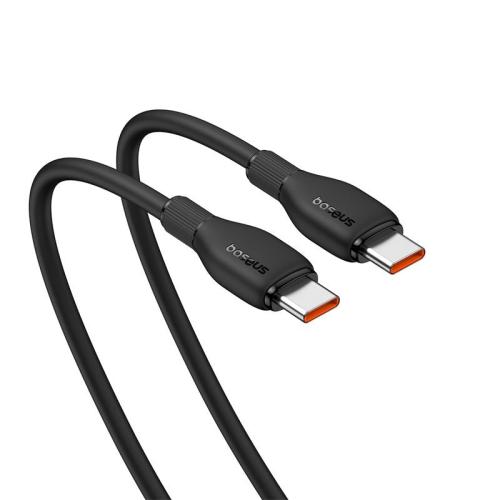 Bissos USB Type C cable - Type C 1.2 meters 100 watts - Black