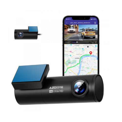داش كام M300s 4K أمامية وخلفية بتحكم صوتي ذكي من Azdome
