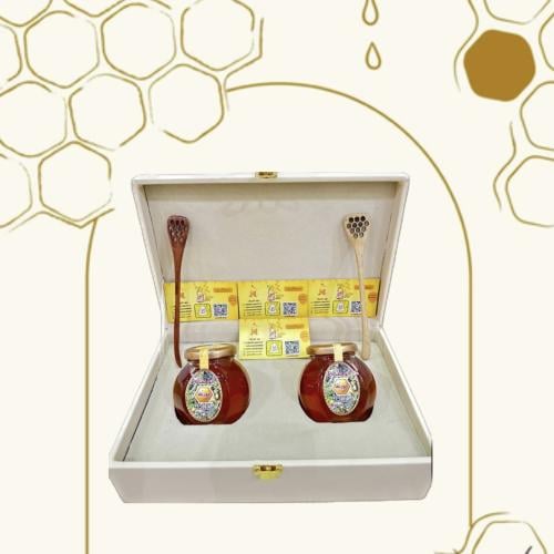 صندوق ، علبتين عسل من اختيارك 500g