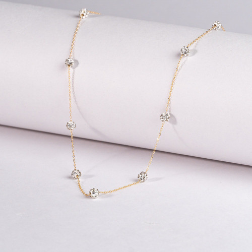 تشوكر فضي عيار 18