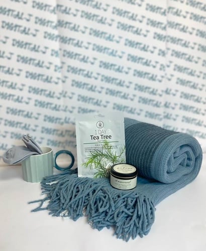 بوكس هديه شتوي [ سماوي ]