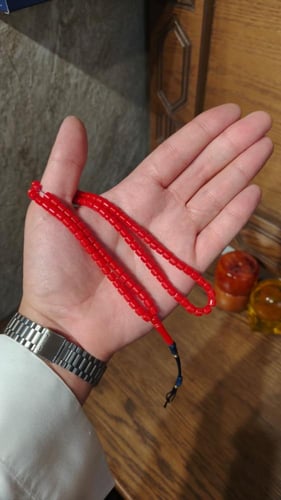 مسباح مستكة المانى أحمر