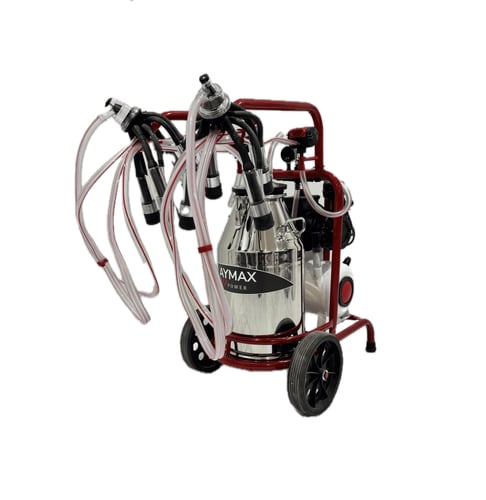 حلابة ابقار مزدوجة ستيل