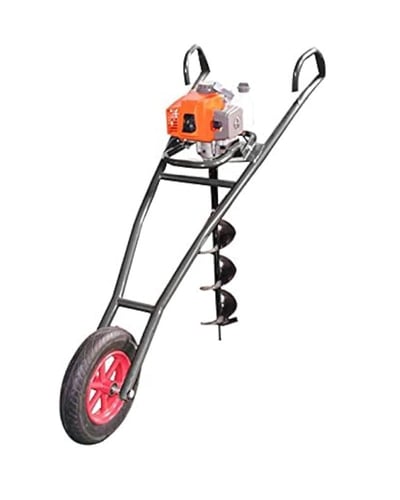 حفار تربة بكفر مع ريشة بقطر 20سم