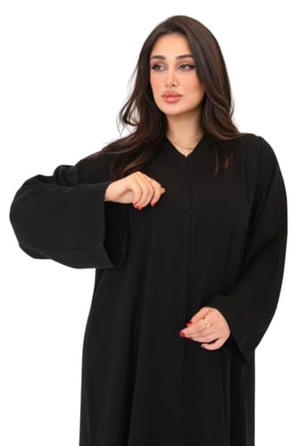 عباية نص كلوش حفر