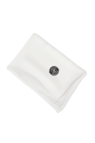 طرحة خام شيفون لون أبيض