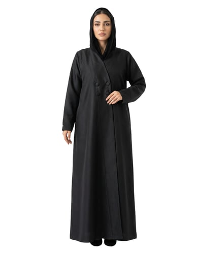 عباية وقار الأسود