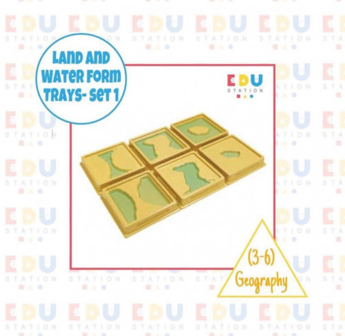Land and water Form Trays: Set 1 - قوالب اليابسة و...