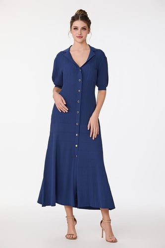 فستان صوف استريتش