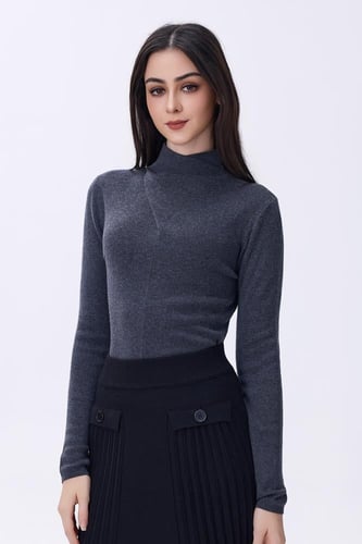 بلوزة رصاصي