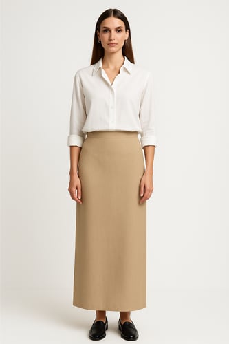 تنورة كريب بيج مكسي بفتحه