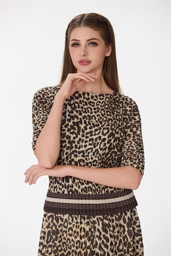 طقم لوريكس بنقشة الفهد