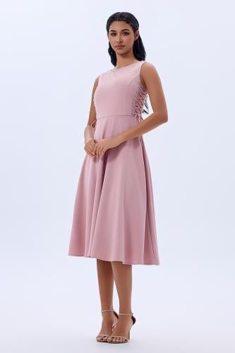 فستان كريب كورسيه